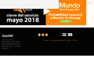 jazztelprepago.com screenshot