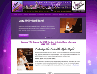 jazzunlimitedband.com screenshot