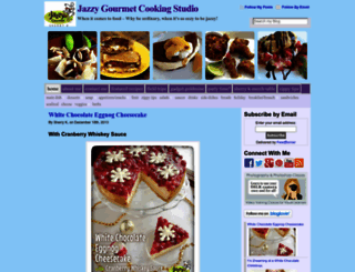 jazzygourmetblog.com screenshot