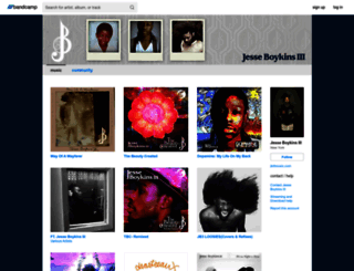 jb3music.bandcamp.com screenshot