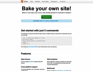 jbake.org screenshot