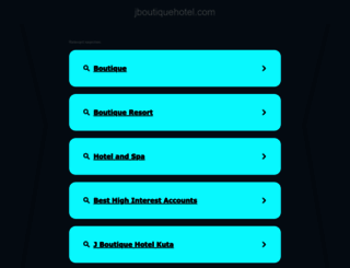 jboutiquehotel.com screenshot