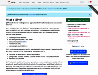 jbpm.org screenshot