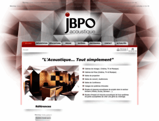 jbpo-acoustique.fr screenshot