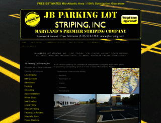 jbstriping.com screenshot