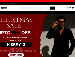 jbsuits.com screenshot
