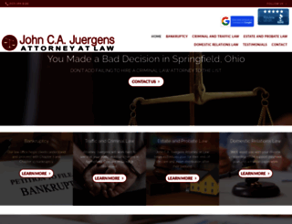 jcajuergenslaw.com screenshot