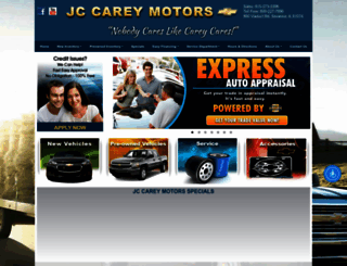 jccareymotors.com screenshot