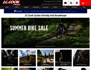 jccookcycles.co.uk screenshot