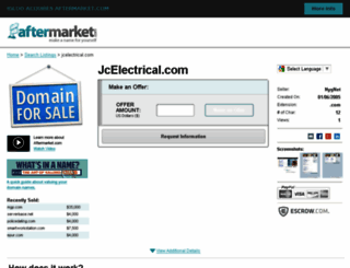 jcelectrical.com screenshot
