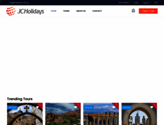 jcholidays.com.au screenshot