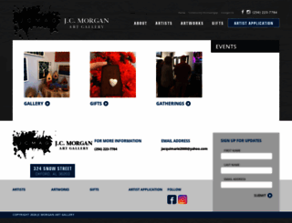 jcmorganartgallery.com screenshot