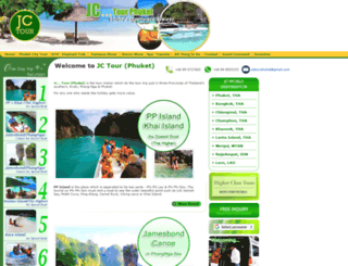 jctour-phuket.com screenshot
