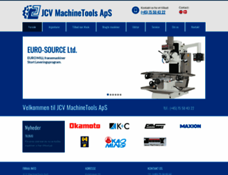 jcv-machine.dk screenshot