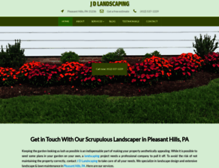 jd-landscaping.com screenshot