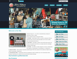 jdafilter.com screenshot