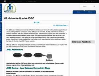 jdbc-tutorial.com screenshot