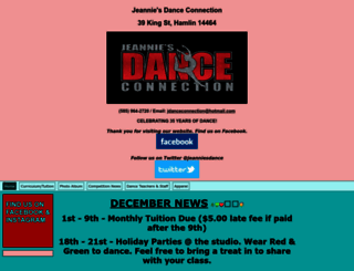 jdcdance.bravehost.com screenshot