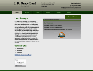 jdgracelandsurveyingllc.com screenshot