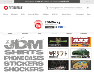 jdmswag.redbubble.com screenshot