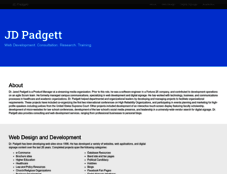 jdpadgett.com screenshot