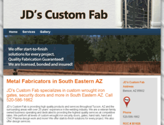jdscustomfab.com screenshot
