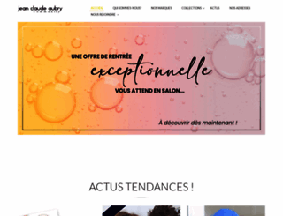 jeanclaudeaubry-coiffure.com screenshot