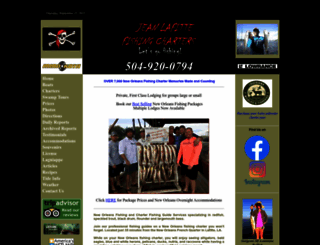 jeanlafittecharters.com screenshot