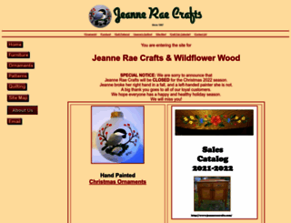 jeanneraecrafts.com screenshot