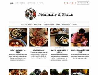 jeannineaparis.com screenshot