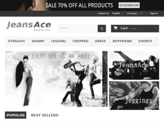 jeansace.com screenshot