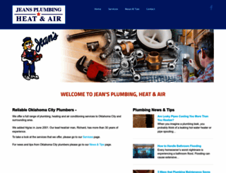 jeansplumbing.com screenshot