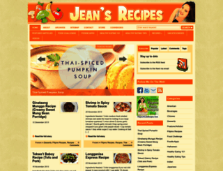 jeansrecipes.com screenshot