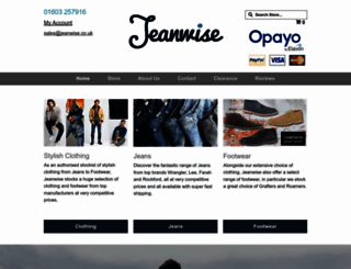 jeanwise.co.uk screenshot