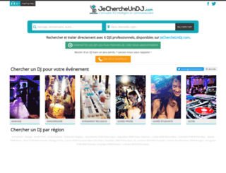 jechercheundj.com screenshot