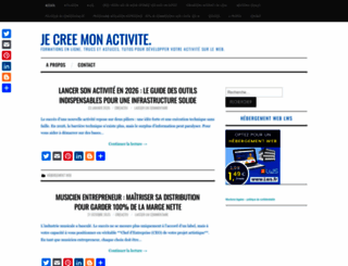 jecreemonactivite.com screenshot