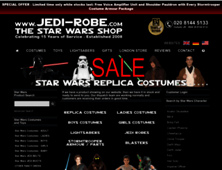 jedi-robe.com screenshot