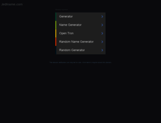 jediname.com screenshot