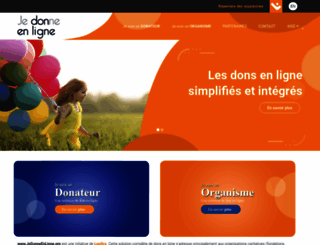 jedonneenligne.org screenshot