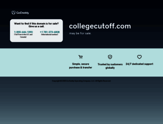 jee.collegecutoff.com screenshot