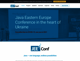 jeeconf.com screenshot