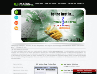 jeemains.com screenshot