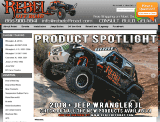 jeep.rebeloffroad.com screenshot