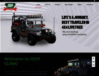jeepclinic.com screenshot
