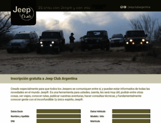 jeepclub.com.ar screenshot