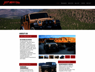 jeepmasters.com screenshot