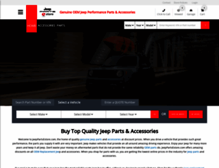 jeeppartsestore.com screenshot