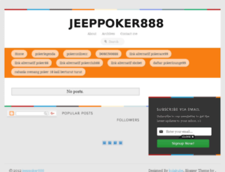 jeeppoker888.blogspot.com screenshot