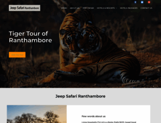 jeepsafariranthambore.com screenshot
