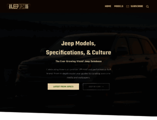 jeepspecs.com screenshot